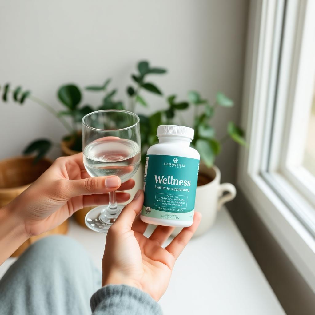 Morning wellness routine with a keto supplement
